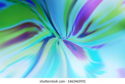 Light BLUE vector background with curved lines. Geometric illustration in abstract style with gradient.  Colorful wave pattern for your design.