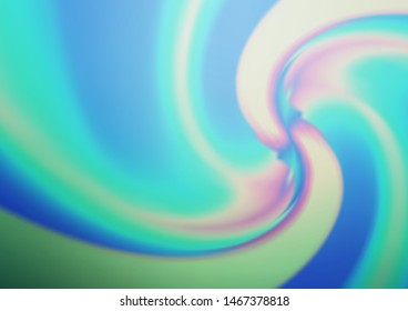 Light BLUE vector background with curved circles. Blurred geometric sample with gradient bubbles.  The best blurred design for your business.