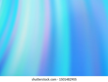 Light BLUE vector background with curved circles. Geometric illustration in marble style with gradient.  Textured wave pattern for backgrounds.