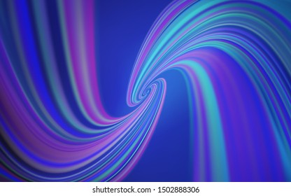 Light BLUE vector background with curved lines. Colorful illustration in abstract style with gradient. New composition for your brand book.