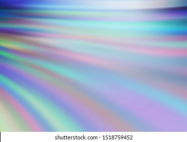 Light BLUE vector background with curved circles. Glitter abstract illustration with wry lines. A new texture for your  ad, booklets, leaflets.