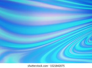 Light BLUE vector background with curved circles. Creative geometric illustration in marble style with gradient. A completely new marble design for your business.
