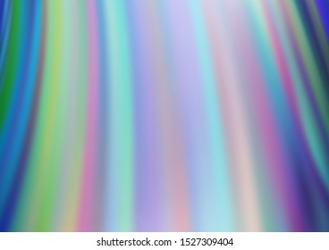 Light BLUE vector background with curved circles. A vague circumflex abstract illustration with gradient. Textured wave pattern for backgrounds.