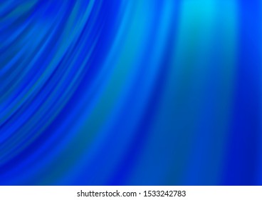Light BLUE vector background with curved circles. Blurred geometric sample with gradient bubbles.  Textured wave pattern for backgrounds.