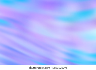 Light BLUE vector background with curved lines. Modern gradient abstract illustration with bandy lines. Pattern for your business design.