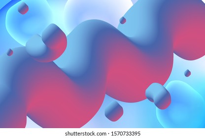 Light BLUE vector background with curved circles. Glitter abstract illustration with wry lines. Pattern for your business design.