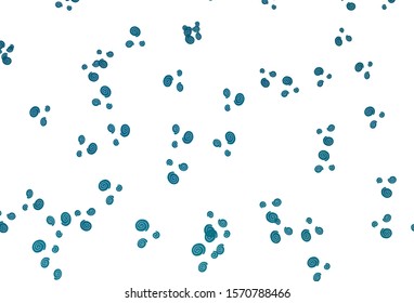 Light BLUE vector background with curved circles. Modern gradient abstract illustration with bandy lines. The best blurred design for your business.