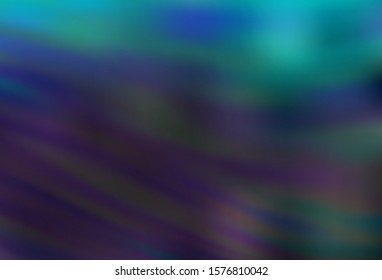 Light BLUE vector background with curved lines. A shining illustration, which consists of curved lines. Template for cell phone screens.