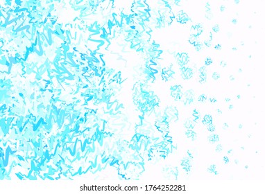 Light BLUE vector background with curved lines. Colorful abstract illustration with gradient lines. A new texture for your  ad, booklets, leaflets.