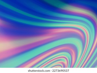 Fondo vectorial AZUL claro con círculos curvados. Ilustración abstracta de gradiente moderno con líneas de banda. El mejor diseño borroso para su negocio.