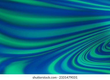 Light BLUE vector background with curved circles. A completely new color illustration in marble style. The template for cell phone backgrounds.