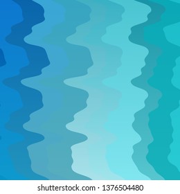 Light BLUE vector background with curves. Colorful abstract illustration with gradient curves. Pattern for booklets, leaflets.