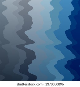 Light BLUE vector background with curves. Abstract illustration with gradient bows. Design for your business promotion.