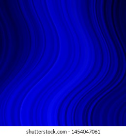Light BLUE vector background with curves. Illustration in abstract style with gradient curved.  Template for your UI design.