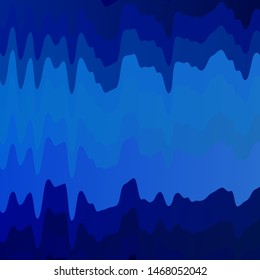 Light BLUE vector background with curves. Colorful illustration with curved lines. Pattern for commercials, ads.