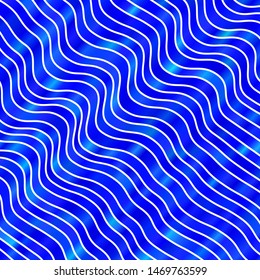 Light BLUE vector background with curves. Illustration in abstract style with gradient curved.  Pattern for websites, landing pages.