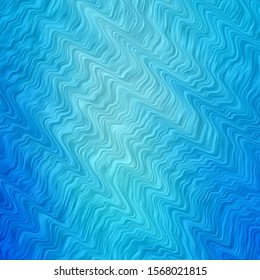Light BLUE vector background with curves. Colorful geometric sample with gradient curves.  Template for cellphones.