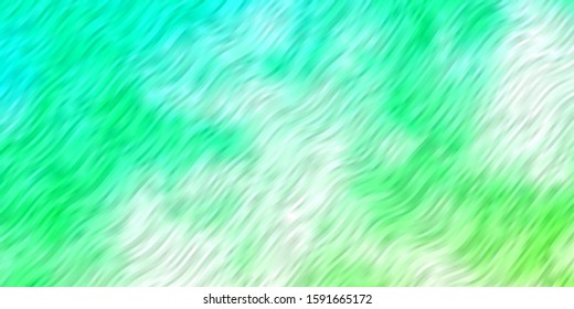 Light BLUE vector background with curves. Abstract gradient illustration with wry lines. Best design for your posters, banners.