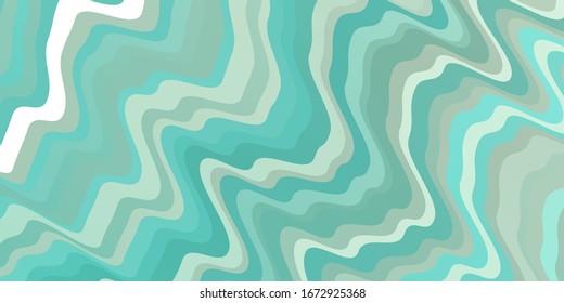 Light BLUE vector background with curves. Colorful illustration in abstract style with bent lines. Pattern for websites, landing pages.
