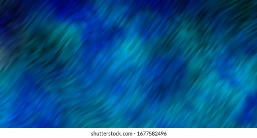 Light BLUE vector background with curves. Colorful illustration with curved lines. Template for your UI design.