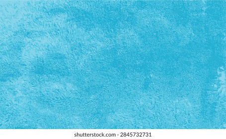Light blue vector background with a distressed terry cloth towel fabric texture. Cyan turquoise abstract backdrop is perfect for website banners, wallpapers, and various creative graphic designs.
