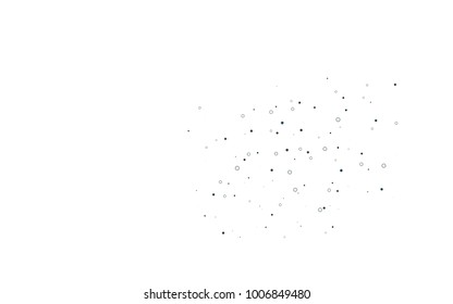 Light BLUE vector  background with dots. Illustration with set of shining colorful abstract circles. New design for ad, poster, banner of your website.