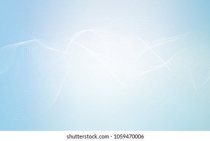Light BLUE vector background with dots. Beautiful colored illustration with blurred circles in nature style. The pattern can be used for aqua ad, booklets.