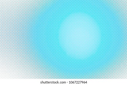 Light BLUE vector  background with dots. Glitter abstract illustration with blurred drops of rain. The pattern can be used for beautiful websites.