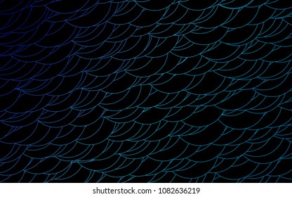 Light BLUE vector  background with dots. Illustration with set of shining colorful abstract circles. Completely new template for your brand book.