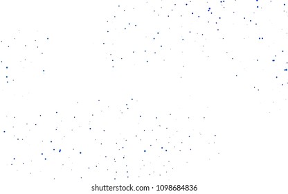 Light BLUE vector  background with dots. Modern abstract illustration with colorful water drops. The pattern can be used for aqua ad, booklets.