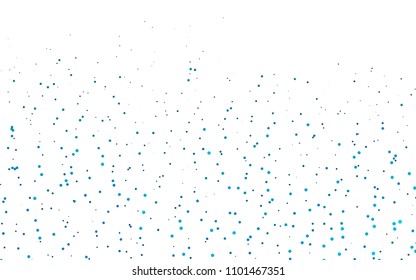 Light BLUE vector  background with dots. Beautiful colored illustration with blurred circles in nature style. The pattern can be used for beautiful websites.