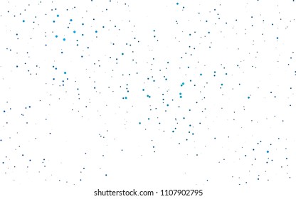 Light BLUE vector  background with dots. Abstract illustration with colored bubbles in nature style. The pattern can be used for beautiful websites.