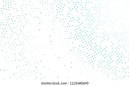 Light BLUE vector  background with dots. Abstract illustration with colored bubbles in nature style. Pattern can be used as texture of water, rain drops.
