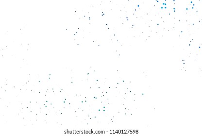 Light BLUE vector  background with dots. Blurred bubbles on abstract background with colorful gradient. The pattern can be used for aqua ad, booklets.