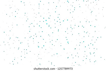 Light BLUE vector  background with dots. Illustration with set of shining colorful abstract circles. The pattern can be used for beautiful websites.