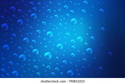 Light BLUE vector background with dots. Modern abstract illustration with colorful water drops. New design for ad, poster, banner of your website.
