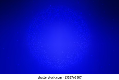 Light BLUE vector background with galaxy stars. Glitter abstract illustration with colorful cosmic stars. Pattern for astronomy websites.