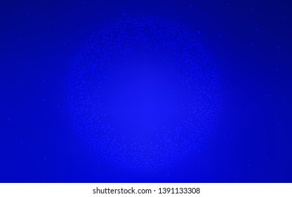 Light BLUE vector background with galaxy stars. Shining colored illustration with bright astronomical stars. Pattern for futuristic ad, booklets.