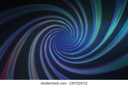 Light BLUE vector background with galaxy stars. Shining illustration with sky stars on abstract template. Template for cosmic backgrounds.
