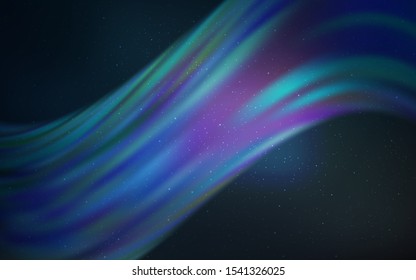 Light BLUE vector background with galaxy stars. Modern abstract illustration with Big Dipper stars. Pattern for astrology websites.