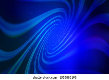 Light BLUE vector background with galaxy stars. Blurred decorative design in simple style with galaxy stars. Pattern for futuristic ad, booklets.