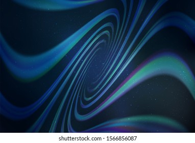 Light BLUE vector background with galaxy stars. Space stars on blurred abstract background with gradient. Pattern for astronomy websites.
