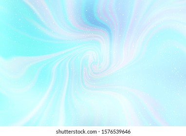 Light BLUE vector background with galaxy stars. Shining illustration with sky stars on abstract template. Best design for your ad, poster, banner.