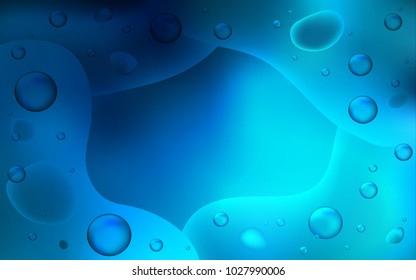 Light BLUE vector background with lamp shapes. Colorful abstract illustration with gradient lines. Pattern for your business design.