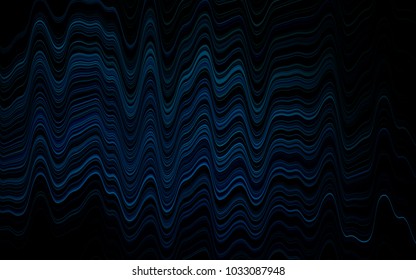 Light BLUE vector background with lamp shapes. A vague circumflex abstract illustration with gradient. The elegant pattern for brand book.