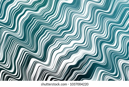 Light BLUE vector background with lamp shapes. Glitter abstract illustration with wry lines. Marble style for your business design.
