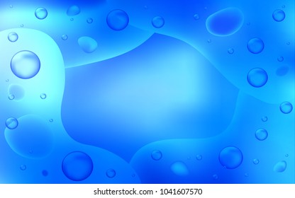 Light BLUE vector background with lamp shapes. Geometric illustration in memphis style with gradient.  Textured wave pattern for backgrounds.