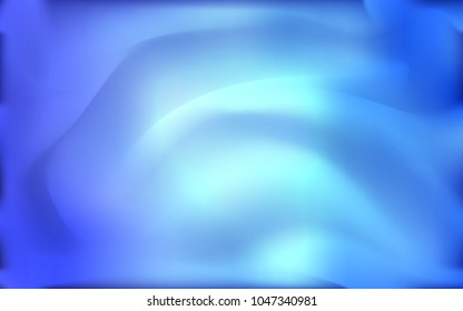 Light BLUE vector background with lamp shapes. A sample with blurred bubble shapes. Marble style for your business design.