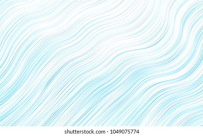 Light BLUE vector background with lamp shapes. An elegant bright illustration with gradient. The elegant pattern for brand book.