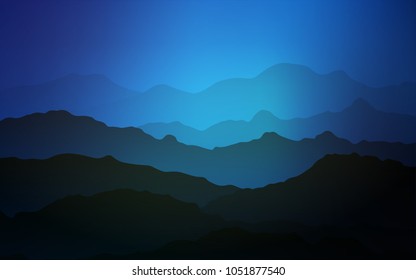 Light BLUE vector background with lamp shapes. Modern gradient abstract illustration with bandy lines. Pattern for your business design.